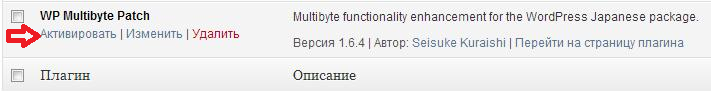 Плагин WP Multibyte Patch Плагин WP Multibyte Patch